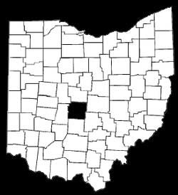 Franklin County Map Ohio